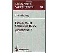 Fundamentals Of Computation Theory