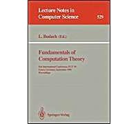 Fundamentals Of Computation Theory