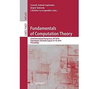 Fundamentals Of Computation Theory