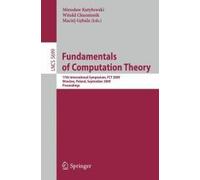 Fundamentals Of Computation Theory