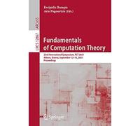 Fundamentals Of Computation Theory
