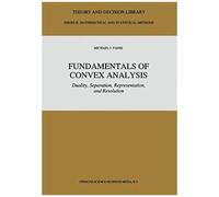 Fundamentals Of Convex Analysis