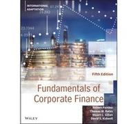 Fundamentals of Corporate Finance International Adaptation by David S. University of Minnesota Kidwell David S. University of Minnesota Kidwell (Auteur)