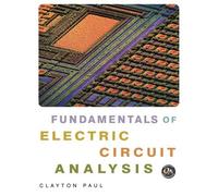 Fundamentals Of Electric Circuit Analysis