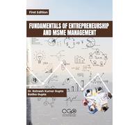 Fundamentals of Entrepreneurship and MSME Management