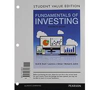 Fundamentals Of Investing, Student Value Edition