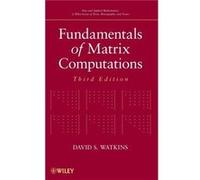 Fundamentals of Matrix Computations by David S. Washington State University Watkins Hardcover Book David S. Watkins (Auteur)