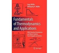 Fundamentals Of Thermodynamics And Applications