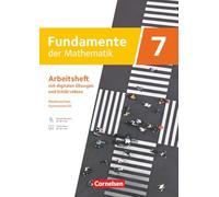 Fundamente der Mathematik 7. Schuljahr - Niedersachsen ab 2024 - Arbeitsheft zum Schulbuch mit Erklärfilmen und digitalen Übungen: Mit eingelegten Lösungen