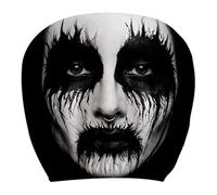 Fundas Para reposacabezas Con diseño divertido, fundas espeluznantes Para reposacabezas de asiento elástico, Protector de asiento divertido, funda Lavable elástica Para Interior de automóvil, (A, A)