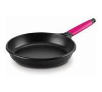 fundix poêle anti-adhésive en fonte d'aluminium manche amovible compatible induction magenta 28 cm G