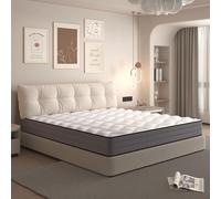 FUNEBIKE Matelas 140x200 à Ressorts Ensachés 7 Zones - Matelas 1 Place Mémoire de Forme Ferme Orthopédique, Livraison en Rouleau, Anti-Acariens Certifié Oeko-TEX - pour Lit Simple et Superposé