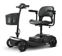 FUNEBIKE Scooter pour Handicapés 12AH Removable Battery, Bright LED Lights, USB Charging, Electromagnetic Brakes, 136KG Load Capacity