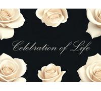 Funeral Guest Book for Celebration of Life Memorial Service: Guest Sign in Book for Funeral Service with 120 Pages - 4080 Lines for Names and Messages