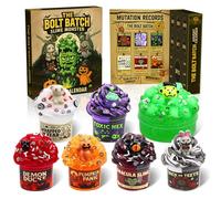 Funewest Calendrier de l'Avent Halloween Slime Monster 2025 - Compte à rebours effrayant de 13 jours avec slime, accessoires et autocollants - Idée cadeau pour enfants et fans de Slime