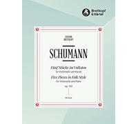 Funf stucke im volkston op.102 violoncelle
