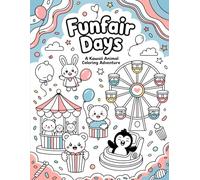 Funfair Days: A Kawaii Coloring Adventure at the Fair!