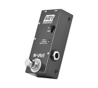 FUNFANG AB Switch Boîtier de commutation audio ABY Channel Switch M-VAVE ABY Line Selector AB Switch Pédale d'effet de guitare True Bypass Pédale de basse AB Box - Interrupteur ABY Channel