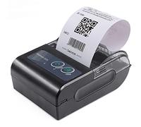 FUNFANG Imprimante thermique 58 mm Mini imprimante thermique sans fil Lable Réception Expédition Exrpress Imprimante USB BT Connexion Prise en charge ESC/POS Commande compatible avec Windows Android