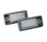 FUNFOB Clignotant de rétroviseur Éclairage De Plaque D'immatriculation 2 Pièces LED Blanches Au Xénon Pour A3 S3 A4 S4 A5 A6 S6 A8 S8 Q7 RS4 Clignotant Voiture