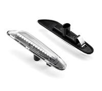 FUNFOB Clignotant de rétroviseur Lot De 2 Clignotants Latéraux Dynamiques À LED Pour BMW E90 E91 E92 E93 E60 E87 E82 E46 Clignotant Voiture(Dynamic Crystal A)