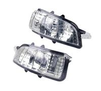 FUNFOB Clignotant de rétroviseur pour Volvo pour C30 C70 S40 S60 S80 V50 V70 Rétroviseur Latéral Clignotant 31111090 31111102 2007-2013 Clignotant Voiture(1 Paire)