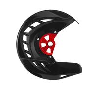 FUNFOB Disque de Frein Protection Disque Frein Avant Moto pour GasGas pour EX EC MC 125 200 250 300 pour EXF ECF MCF 250 300 350 2021-2023 Couvercle Disque Frein Frein à Disque (Couleur : Noir Rouge)