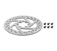 FUNFOB Disque de Frein Rotor Frein À Disque 145mm pour VSETT 10 + pour DUALTRON pour KAABO Scooter Électrique VTT Vélo Frein À Disque 145mm 6 Trous en Acier Inoxydable Frein à Disque