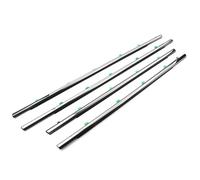 FUNFOB Joints de Portes et fenêtres 4 Pièces/Ensemble pour CRV 2012-2016 Chrome Voiture Coupe-Froid Fenêtre Moulage Garniture Seuil Joint Ceinture Joint Porte Voiture
