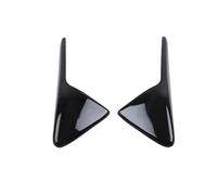 FUNFOB Moulages intérieurs Housse Protection Caméra Latérale Voiture en Fibre Carbone ABS Clignotants Compatible avec pour Tesla pour Model 3/Y/X/S 2017-2022 Décorative Couvercle Trim(Noir Brillant)