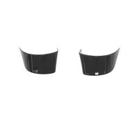 FUNFOB Papillons de carburateur Autocollant Décoratif pour Volant Voiture en Fibre Carbone ABS pour VW pour Golf 5 MK5 pour Passat B6 pour Jetta pour Tiguan 2007-2011 Boîtier de Papillon(2Pcs Black)