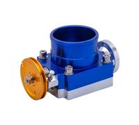 FUNFOB Papillons de carburateur Corps DE Papillon Universel 70MM Corps DE Papillon COLLECTEUR D'ADMISSION Performance en Aluminium BILLETTE Haut DÉBIT Boîtier de Papillon