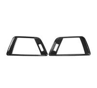FUNFOB Papillons de carburateur Lot De 2 Autocollants en Fibre De Carbone pour Ventilation Latérale Climatisation pour BMW Série 3 F30 2013-2018 Boîtier de Papillon(Look de Carbone)