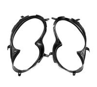 FUNFOB phares pour Mercedes pour Benz pour W209 pour CLK 2 Portes 2003-2009 Coque De Protection en Verre pour Phare De Voiture Avant Abat-Jour Couverture(2X Sealing)