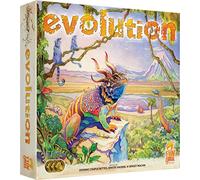 Funforge Asmodee - Evolution - Jeu de Société pour Adultes et Enfants dès 12 Ans - Univers Préhistorique - Guidez Vos Espèces À Travers Les Âges - 2 À 6 Joueurs - 60 Min - Version Française