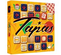 Funforge Tapas - Jeu de société à poser des carreaux pour amusement familial stratégique | 2 joueurs | À partir de 8 ans | Puzzle de stratégie abstraite sur le thème des croquettes et des jalapeños