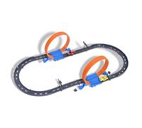 FUNFY Ensemble de Circuit Extreme Speed avec Voitures | avec Circuit et Deux Voitures | Multicolore | Plastique | Voitures à Friction | Parfait pour des Courses passionnantes et des Jeux imaginatifs