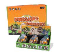 FUNFY Lot de 12 Jouets Dinosaures | Multicolores | Jeu de poupées | Jouet Dinosaure | Jouet Interesting pour Enfants | Idéal comme Cadeau d'anniversaire