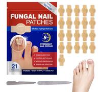 Fungal Nail Patches,21pcs Patches Mycose Ongles des Pieds,Patch D'ongles Fongiques,Patchs Traitement Mycose Ongles Pieds,Patch Correcteur D'ongles D'orteils,Pansements Antifongiques pour Ongle