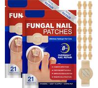 Fungal Nail Patches, Pack of 42 Nail Fungal Plasters, Multi-Purpose Toenail Repair Pads, Intensive Toenail Correction Plasters, Quick and Effective Nails Repair for Damaged Nails