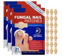 Fungal Nail Patches,Pack of 63 Nail Fungal Plasters,Multi-Purpose Toenail Repair Pads,Intensive Toenail Correction Plasters,Quick