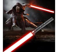 FunGeneTEC Sabre Laser 2 Pièces, Sabre Laser pour Enfants RGB 15 Couleurs, Epées Laser Rechargeable avec Effets sonores FX, Jouet pour Enfants, Halloween, Jeu de rôle Guerrier Galactique(60CM 1PC)