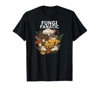 Fungi Fanatic Mushroom Foraging Mycology Design T-Shirt