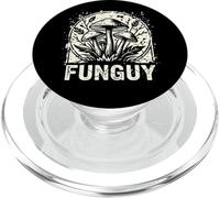 Fungi Fun Guy Distressed Vintage Mushroom Hunting Pun PopSockets PopGrip pour MagSafe