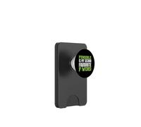 Fungible est Mon deuxième Mot F préféré PopSockets PopWallet pour MagSafe