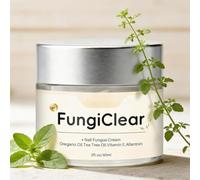 FungiClear Crème de soin des ongles et des orteils, traitement fongique des ongles des pieds, formule naturelle avec force et croissance des ongles, huile d'arbre à thé, huile d'origan, vitamine E