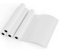 FungLam Lot de 4 rouleaux de papier pour traceur grand format 91,4 cm x 45,1 m, 9,1 kg sur noyau de 5,1 cm pour impression CAO sur imprimantes jet d'encre grand format