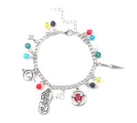 FUNGTN Charms Collier Pendentif Halskette Anime Cosplay Ninja Kunai Sword Necklace Weapon Pendant Cosplay Earrings Jewelry Anime Peripherals Accessories,B