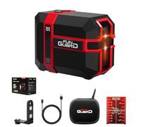 Funguard Niveau Laser 360 Autonivelant, Rouge Laser Chantier Module Laser Double 35M, 3 Modes Commutables Horizontal/Vertical, Mode Impulsion, Chargement USB, IP54 pour Les Chantiers,DIY