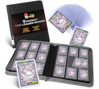 FunGuys Toploader Binder Classeur de 252 cartes à collectionner 9 poches pour Yu-Gi-Oh, MTG, TCG, Sports et cartes à collectionner